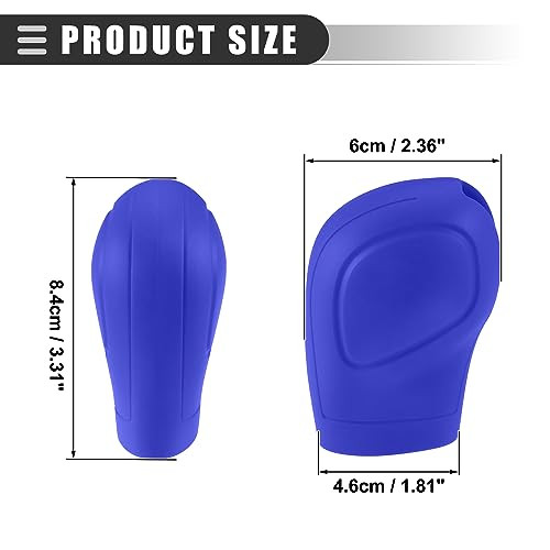 ABSOPRO univerzális sebességváltó fedél csúszásmentes szilikon sötétkék 2 darabos - outlet termék