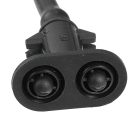 ABSOPRO 2 darabos szélvédőmosó fúvóka készlet Land Rover Range-hez, fekete - outlet termék