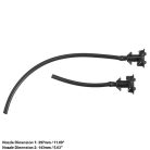 ABSOPRO 2 darabos szélvédőmosó fúvóka készlet Land Rover Range-hez, fekete - outlet termék