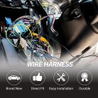 ABSOPRO 1 darab autórádió kábelköteg tartós csere Honda számára - outlet termék