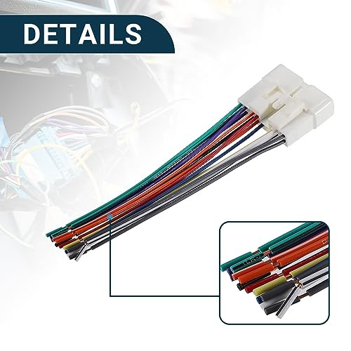 ABSOPRO 1 darab autórádió kábelköteg tartós csere Honda számára - outlet termék