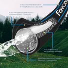 Fevone 50m kerti tömlő 13mm, 25 bar, fekete/kék - outlet termék