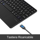 JADEMALL Bluetooth billentyűzet tablethez iPad 11, touchpaddal, újratölthető - outlet termék