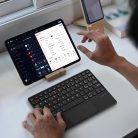 JADEMALL Bluetooth billentyűzet tablethez iPad 11, touchpaddal, újratölthető - outlet termék
