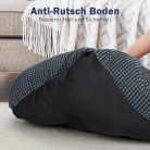 FURTIME kutyaágy, közepes méretű kutyáknak mosható, bolyhos, csúszásmentes, 63 x 53 x - outlet termék