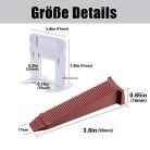 200 darabos csempe szintező rendszer 3 mm-es csempefektető készlet 100 húzófül + 100 - outlet termék
