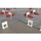 200 darabos csempe szintező rendszer 3 mm-es csempefektető készlet 100 húzófül + 100 - outlet termék
