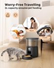 Automata macskaetető - programozható időzítővel, 1-6 étkezés naponta, kutyaetető - outlet termék