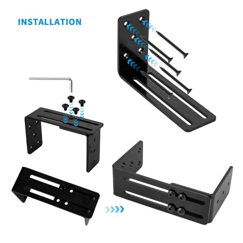 2 darabos állítható ajtózáró konzolok fém U konzolok, rúd biztonsági ajtózáró - outlet termék