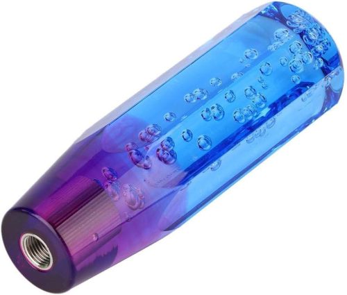 Young Wolf 15 cm kézi sebességváltó gomb kék-lila gyémánt kristály buborék dizájn - outlet termék