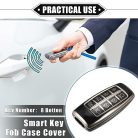 ABSOPRO autókulcs medál Hyundai 8 gombos TPU fekete - outlet termék