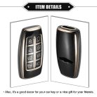 ABSOPRO autókulcs medál Hyundai 8 gombos TPU fekete - outlet termék