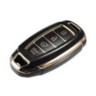 ABSOPRO autós távirányító tok Hyundai I30 Elantra 4 gombos fekete - outlet termék