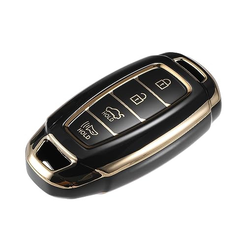 ABSOPRO autós távirányító tok Hyundai I30 Elantra 4 gombos fekete - outlet termék