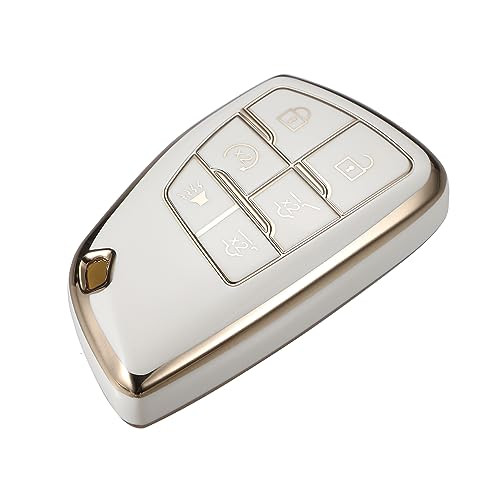 ABSOPRO autókulcs medál Buick Envision 6 gombos TPU fehér - outlet termék