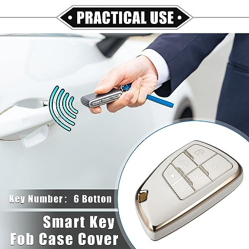 ABSOPRO autókulcs medál Buick Envision 6 gombos TPU fehér - outlet termék