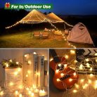 cshare 6M 40 LED gömb fényfüzér elemes, időzítős, IP65, meleg fehér - outlet termék