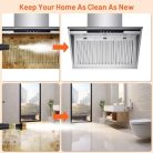 Steam Cleaner 2500 W kézi gőztisztító 6 sebességes állítható és 3 típusú kefefejjel - outlet termék