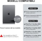 JADEMALL billentyűzet trackpaddal iPad Air 5/4-hez olasz QWERTY, vezeték nélküli, tok - outlet termék