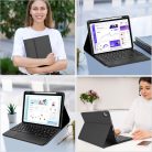 JADEMALL billentyűzet trackpaddal iPad Air 5/4-hez olasz QWERTY, vezeték nélküli, tok - outlet termék