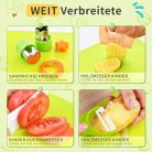 17 darabos gyermek biztonsági konyhakés készlet, zöldségkiszúró - outlet termék