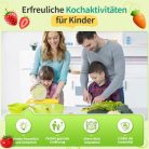 17 darabos gyermek biztonsági konyhakés készlet, zöldségkiszúró - outlet termék