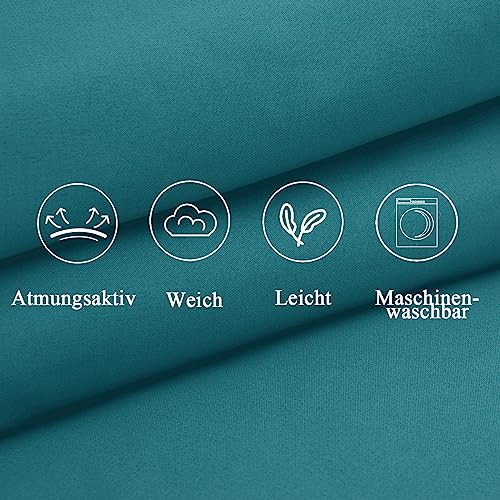 Vielit oldalt fekvő párnahuzat 40 x 145 2 darabos, puha, öko-tanúsítvány, petrol - outlet termék