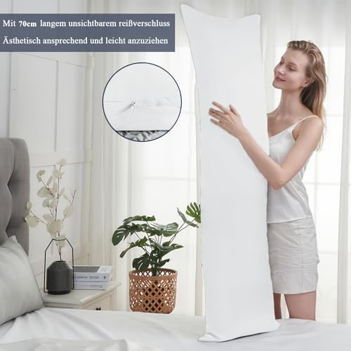 Vielit oldaltámasztó párnahuzat 40 x 145 2 darabos fehér - outlet termék