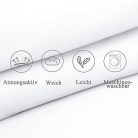 Vielit oldaltámasztó párnahuzat 40 x 145 2 darabos fehér - outlet termék