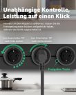 GONEO Power Strip fali elosztó konyhába 750mm sín, 5 darabos adapter, 7360W MAX 32A - outlet termék