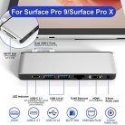 Microsoft Surface dokkolóállomás, Surface három kijelzős 2*HDMI 4K+VGA dokk, Surface - outlet termék