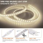 Wisada 1 méter LED szalag természetes fehér, 2835 SMD 120LED/m szuperfényes CRI≥90 - outlet termék