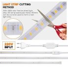 Wisada 1 méter LED szalag természetes fehér, 2835 SMD 120LED/m szuperfényes CRI≥90 - outlet termék