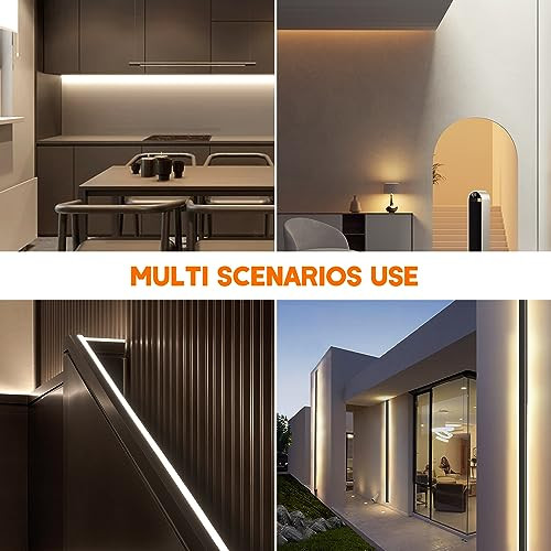 Wisada 1 méter LED szalag természetes fehér, 2835 SMD 120LED/m szuperfényes CRI≥90 - outlet termék