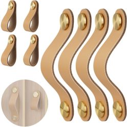   flintronic bőr fogantyú, 4 darabos, 96mm lyuktávolság - outlet termék
