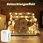 Jostift pénzajándék 18. születésnapra, fa tábla vendégkönyv 18. születésnapra LED - outlet termék