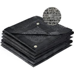   LOVE STORY 1.8x3.6m árnyékoló háló fekete, UV-álló - outlet termék