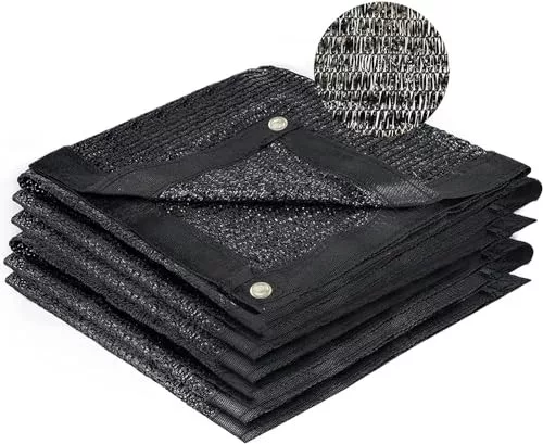 LOVE STORY 1.8x3.6m árnyékoló háló fekete, UV-álló - outlet termék