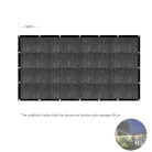 LOVE STORY 1.8x3.6m árnyékoló háló fekete, UV-álló - outlet termék