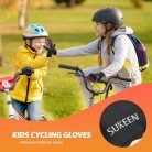 Kids téli sport kerékpáros kesztyű gyerekeknek érintőképernyős, csúszásmentes, meleg - outlet termék