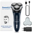 SweetLF férfi elektromos borotva precíziós trimmerrel, szakállvágó, nedves és száraz - outlet termék