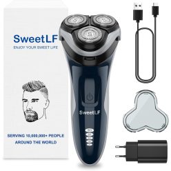   SweetLF férfi elektromos borotva precíziós trimmerrel, szakállvágó, nedves és száraz - outlet termék