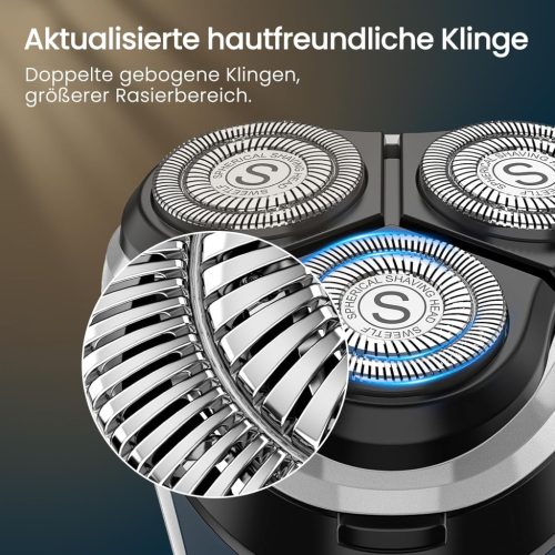 SweetLF férfi elektromos borotva precíziós trimmerrel, szakállvágó, nedves és száraz - outlet termék