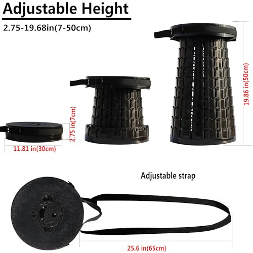 ALEVMOOM Upgraded vastagabb összecsukható szék párnával 19,7" magasság, max. terhelés - outlet termék