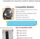 Strap 22 mm nylon szíj Fenix 7/6/5, Huawei GT3/GT2/GT - outlet termék