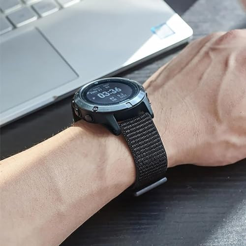 Strap 22 mm nylon szíj Fenix 7/6/5, Huawei GT3/GT2/GT - outlet termék