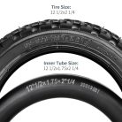 YunSCM 2 darabos 12,5 gyerek kerékpár gumiabroncs és belső AV33mm szelep - outlet termék