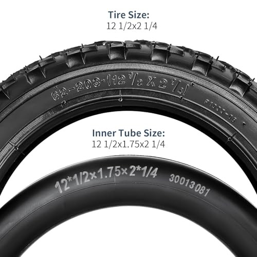 YunSCM 2 darabos 12,5 gyerek kerékpár gumiabroncs és belső AV33mm szelep - outlet termék