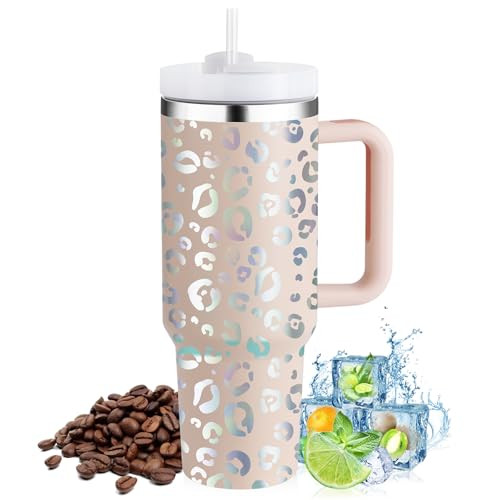 PRAOAHEI termoszbögre 1180 ml, duplafalú (rózsaszín) - outlet termék