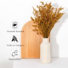 Kerámia váza, pampafű kis váza dekorációhoz rózsaszín - outlet termék